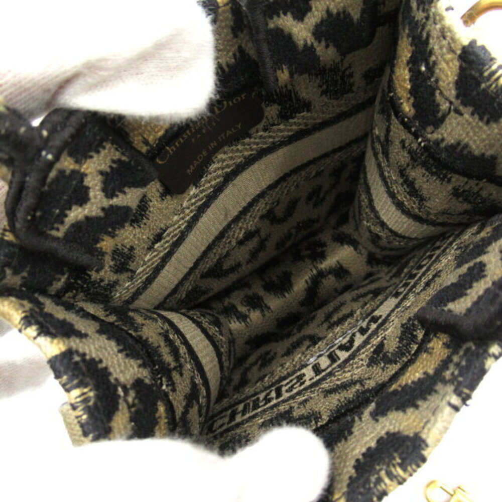 Dior Book Tote Phone Bag Shoulder Bag canvas embroidery brown - Picture 6 of 10